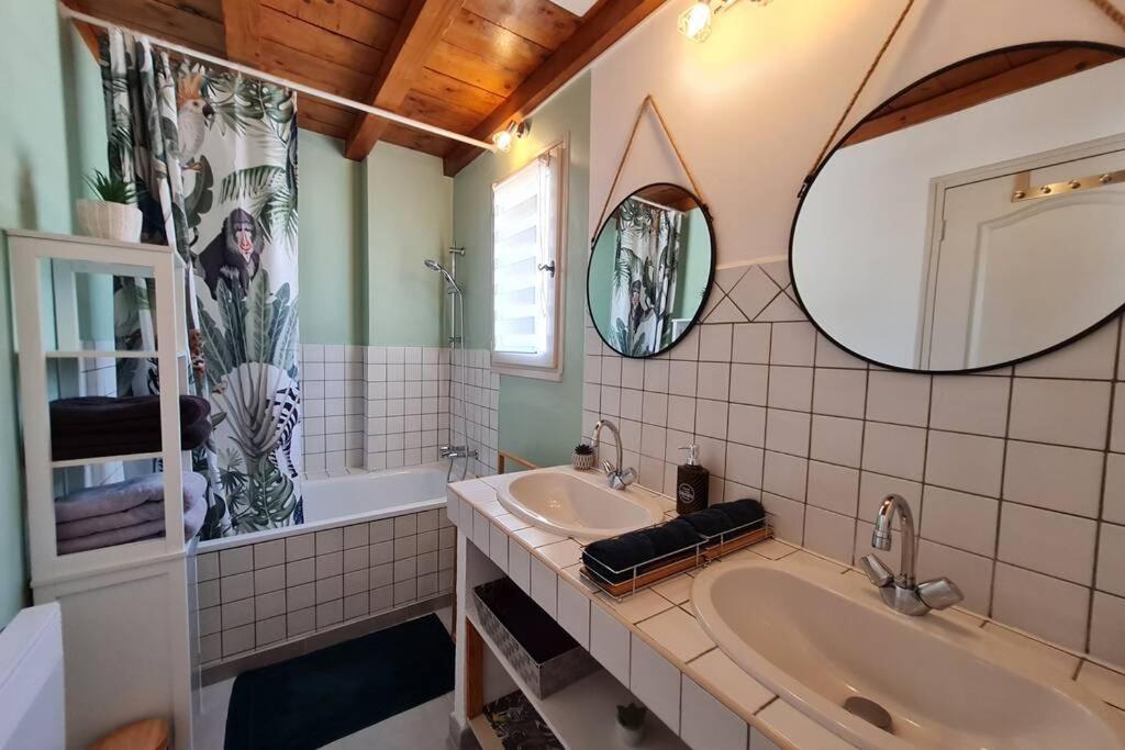 Appart Cosy Avec Son Exterieur Chaleureux,Piscine Et Parking Prive フォンヴィエイユ エクステリア 写真
